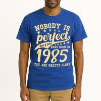 Nobody Is Perfect Born In 1985 40th Birthday Tall T-Shirt