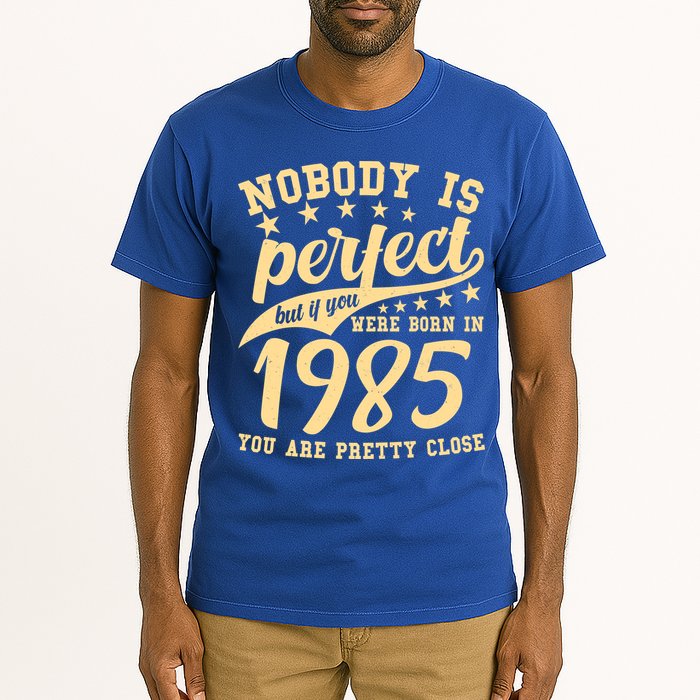 Nobody Is Perfect Born In 1985 40th Birthday Tall T-Shirt