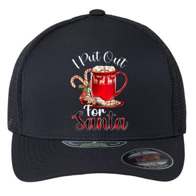 Naughty I Put Out For Santa Christmas Xmas Flexfit Unipanel Trucker Cap