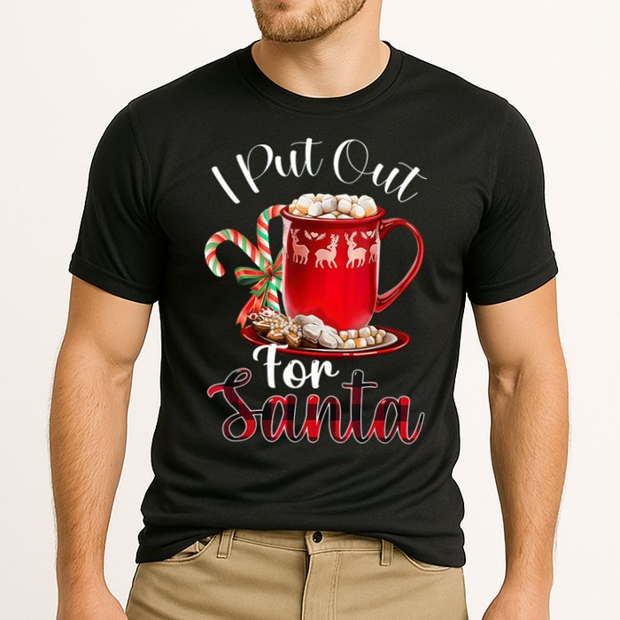 Naughty I Put Out For Santa Christmas Xmas Performance Shirt