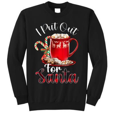 Naughty I Put Out For Santa Christmas Xmas Sweatshirt