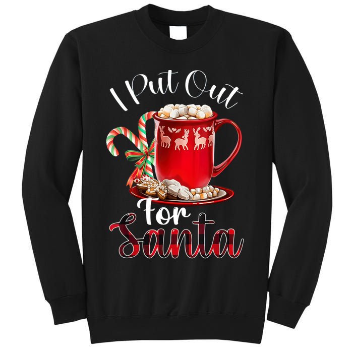 Naughty I Put Out For Santa Christmas Xmas Sweatshirt