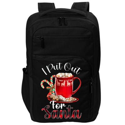 Naughty I Put Out For Santa Christmas Xmas Impact Tech Backpack