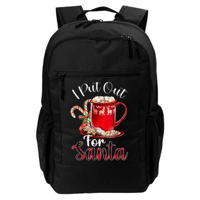 Naughty I Put Out For Santa Christmas Xmas Backpack