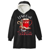 Naughty I Put Out For Santa Christmas Xmas Hooded Wearable Blanket