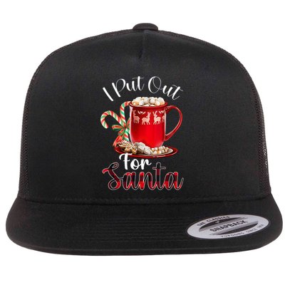 Naughty I Put Out For Santa Christmas Xmas Flatbill Hat