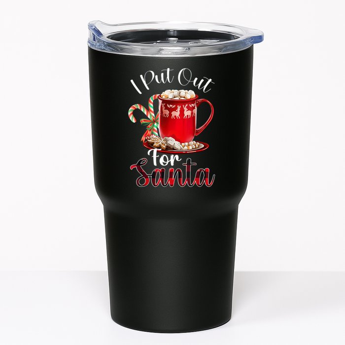 Naughty I Put Out For Santa Christmas Xmas Tumbler