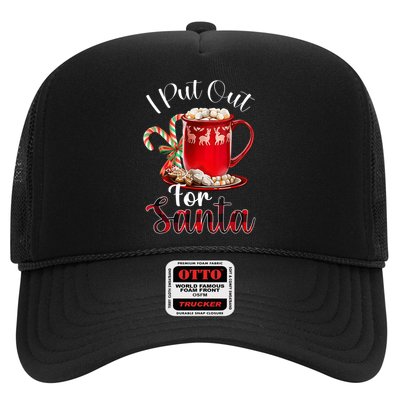 Naughty I Put Out For Santa Christmas Xmas Trucker Hat