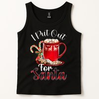 Naughty I Put Out For Santa Christmas Xmas Tank Top