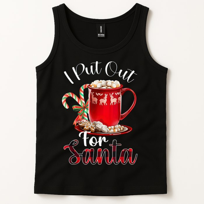 Naughty I Put Out For Santa Christmas Xmas Tank Top