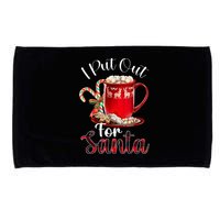 Naughty I Put Out For Santa Christmas Xmas Microfiber Hand Towel