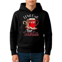Naughty I Put Out For Santa Christmas Xmas Kids Hoodie