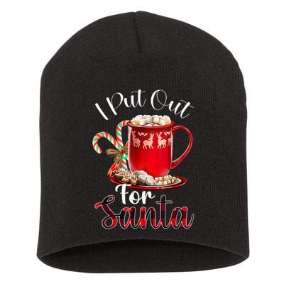 Naughty I Put Out For Santa Christmas Xmas Short Acrylic Beanie
