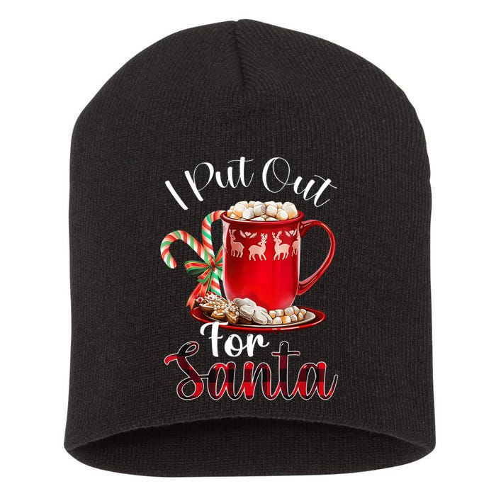 Naughty I Put Out For Santa Christmas Xmas Short Acrylic Beanie