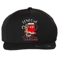 Naughty I Put Out For Santa Christmas Xmas Wool Snapback Cap