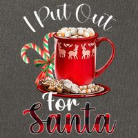 Naughty I Put Out For Santa Christmas Xmas Cotton Canvas Backpack