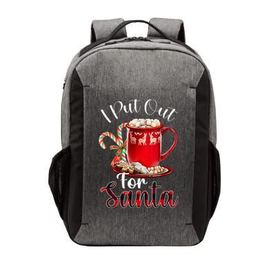 Naughty I Put Out For Santa Christmas Xmas Vector Backpack