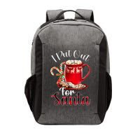 Naughty I Put Out For Santa Christmas Xmas Vector Backpack