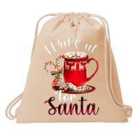 Naughty I Put Out For Santa Christmas Xmas Drawstring Bag
