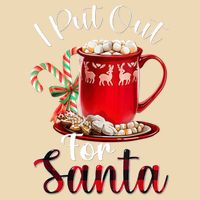 Naughty I Put Out For Santa Christmas Xmas Drawstring Bag