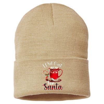 Naughty I Put Out For Santa Christmas Xmas Sustainable Knit Beanie