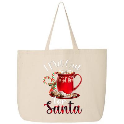 Naughty I Put Out For Santa Christmas Xmas 25L Jumbo Tote