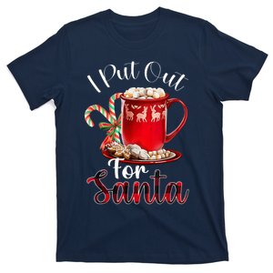 Naughty I Put Out For Santa Christmas Xmas T-Shirt