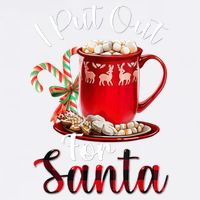 Naughty I Put Out For Santa Christmas Xmas Garment-Dyed Sweatshirt