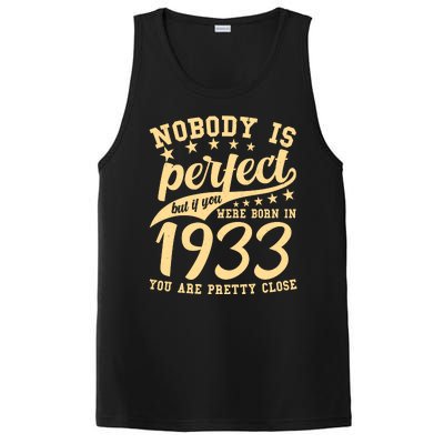 Nobody Is Perfect Born In 1933 90th Birthday PosiCharge Competitor Tank