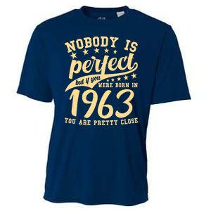 Nobody Is Perfect Born In 1963 60th Birthday Cooling Performance Crew T-Shirt