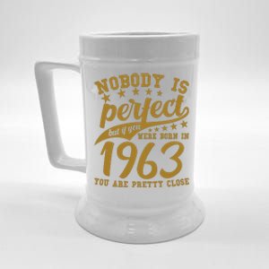 Nobody Is Perfect Born In 1963 60th Birthday Beer Stein