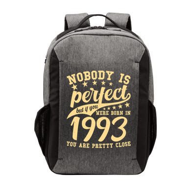 Nobody Is Perfect Born In 1993 30th Birthday Vector Backpack