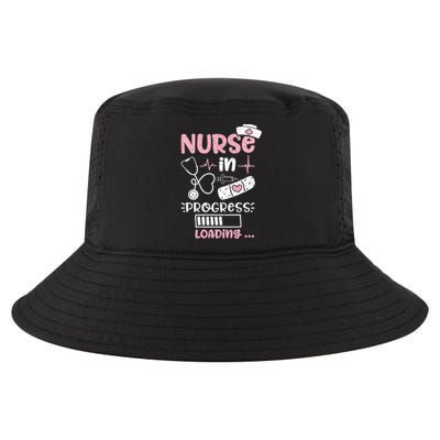 Nurse In Progress Loading Nurse Life Funny Gift Cool Comfort Performance Bucket Hat