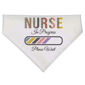 Nurse In Progress Please Wait Future Nurse Funny Cute Gift USA-Made Doggie Bandana