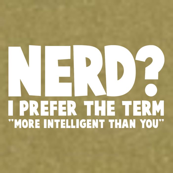 Nerd I Prefer The Term More Intelligent Than You Garment-Dyed Women's Muscle Tee