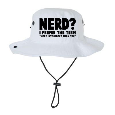 Nerd I Prefer The Term More Intelligent Than You Legacy Cool Fit Booney Bucket Hat