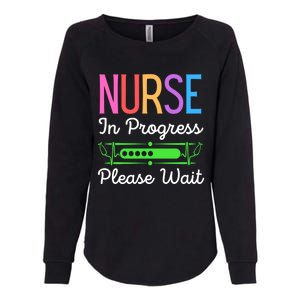 Nurse In Progress Please Wait Funny Future Nurse Gift Womens California Wash Sweatshirt