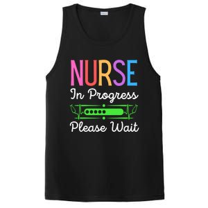 Nurse In Progress Please Wait Funny Future Nurse Gift PosiCharge Competitor Tank