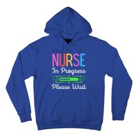 Nurse In Progress Please Wait Funny Future Nurse Gift Hoodie