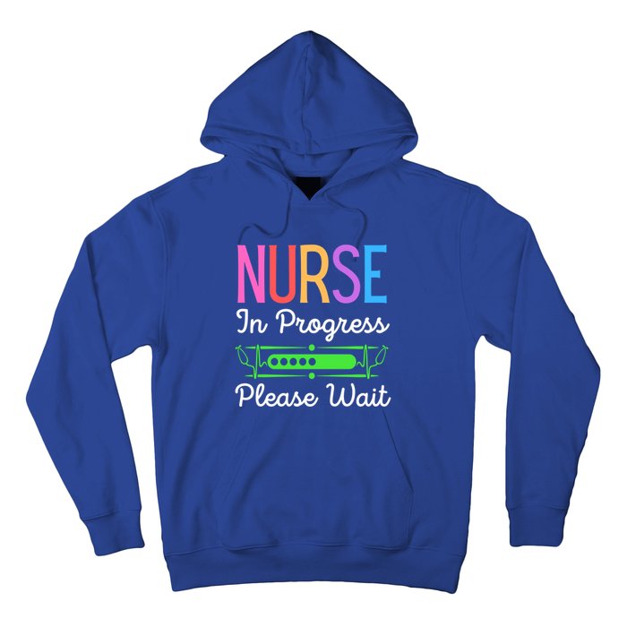 Nurse In Progress Please Wait Funny Future Nurse Gift Hoodie