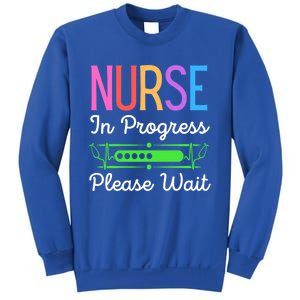 Nurse In Progress Please Wait Funny Future Nurse Gift Sweatshirt