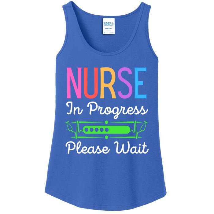 Nurse In Progress Please Wait Funny Future Nurse Gift Ladies Essential Tank