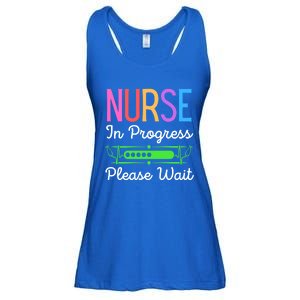 Nurse In Progress Please Wait Funny Future Nurse Gift Ladies Essential Flowy Tank