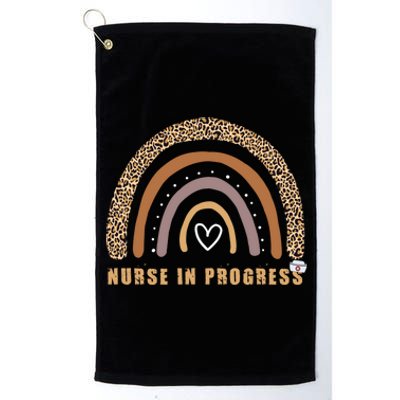 Nurse In Progress Student Nurse Nurse Life Gift Platinum Collection Golf Towel