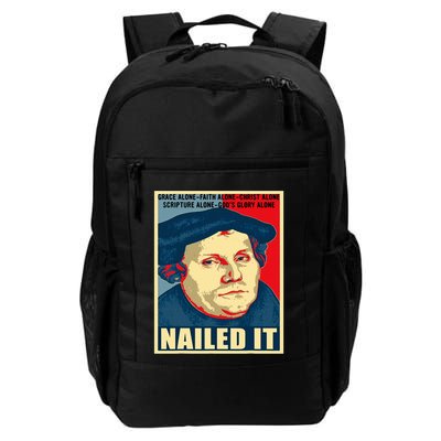 Nailed It Protestant Reformation Day Martin Luther Lutheran Daily Commute Backpack