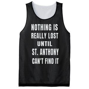 Nothing Is Really Lost Funny P.A.T.R.O.N St Anthony Mesh Reversible Basketball Jersey Tank