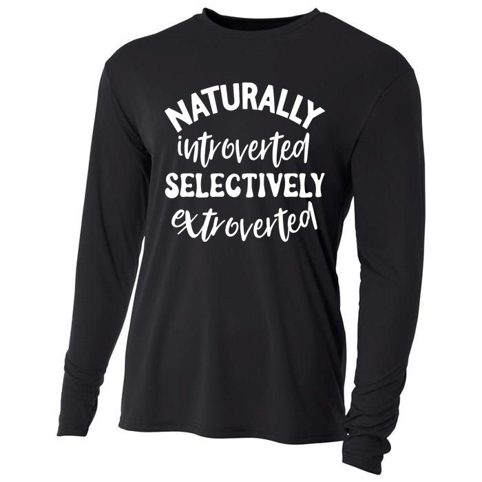 Naturally Introverted Selectively Extroverted Cooling Performance Long Sleeve Crew