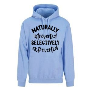 Naturally Introverted Selectively Extroverted Unisex Surf Hoodie