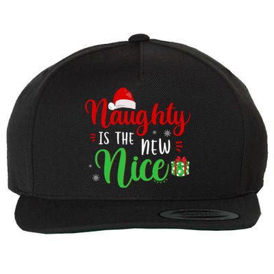 Naughty Is The New Nice Clothes Funny Holiday Gift Christmas Gift Wool Snapback Cap