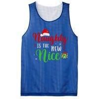 Naughty Is The New Nice Clothes Funny Holiday Gift Christmas Gift Mesh Reversible Basketball Jersey Tank